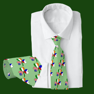 Tjeckiska Republikens Flagga Shamrock Slips