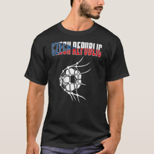 Tjeckiska republikens fotbollsbuss i nettosupport t shirt