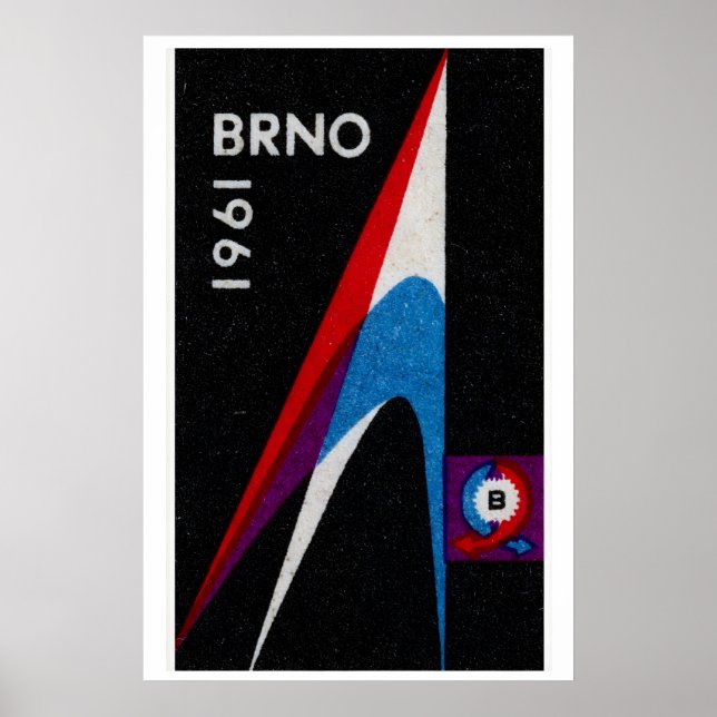 Tjeckiskt internationellt handelssällskap 1961 - M Poster (Framsidan)