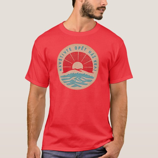 Tjeckoslovakien Sunrise T Shirt (Framsida)