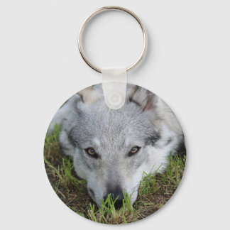 Tjeckoslovakien Wolfdog Nyckelring