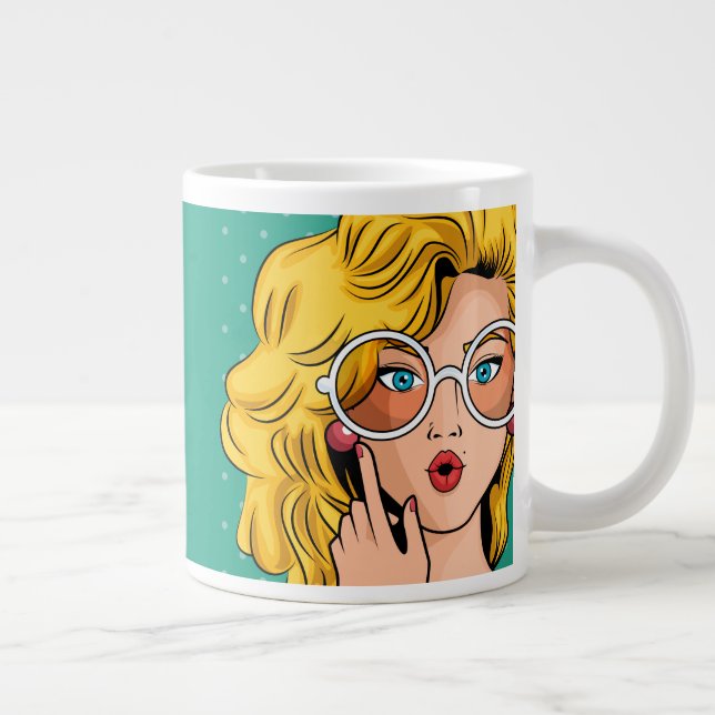 Tjej #1 jumbo mugg (Höger)