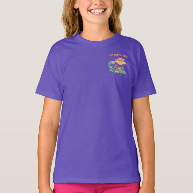 Tjej/Barn Energiflöde Lärdomar T-Shirt (Framsida)