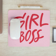 Tjej Boss Fet Stil Röda & Rosa Feminina