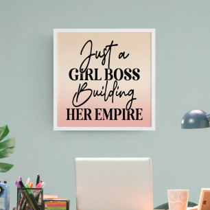Tjej Boss Poster
