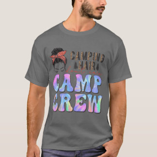 Tjej Camping Hår Spelar Ingen Roll Camp Crew kille T Shirt