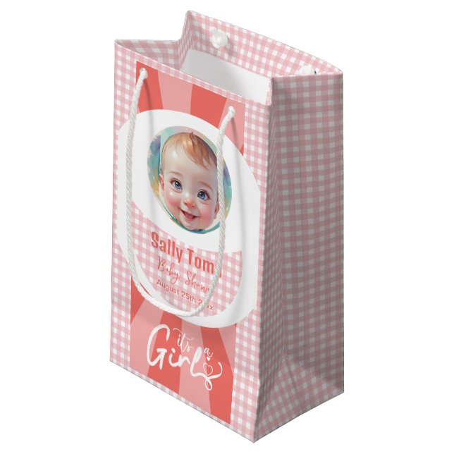 tjej Gift Bag (Framsidan Vinklad)