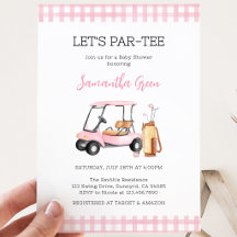 Tjej Golf Baby Shower