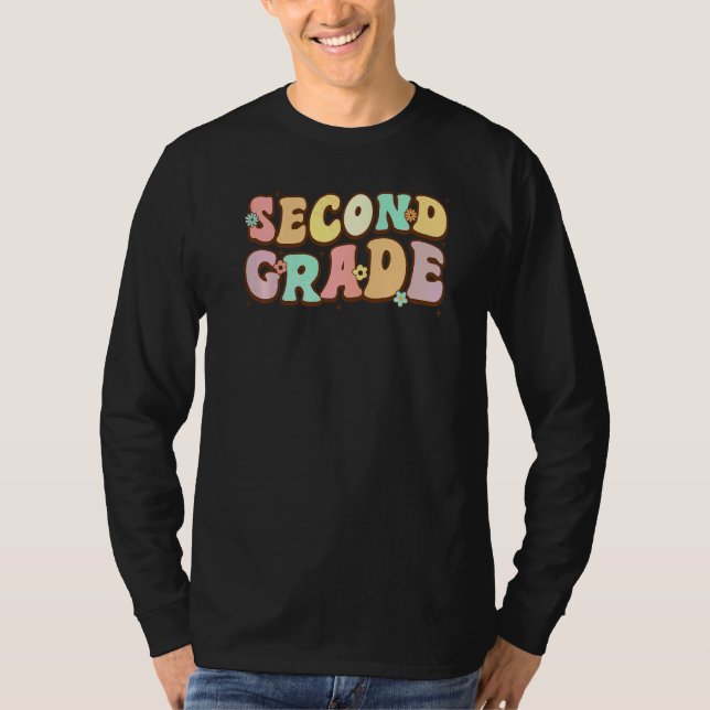 Tjej i andra klass lärare i andra klass bakifrån t shirt (Framsida)