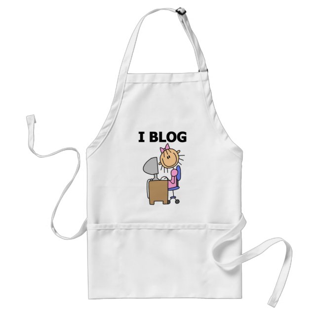 Tjej jag bloggar  förkläde (Framsidan)