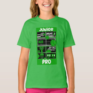 Tjej junior tennis tröja