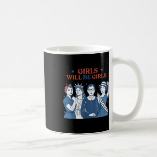 Tjej Kommer Att Vara Tjejer Roligt Kaffemugg