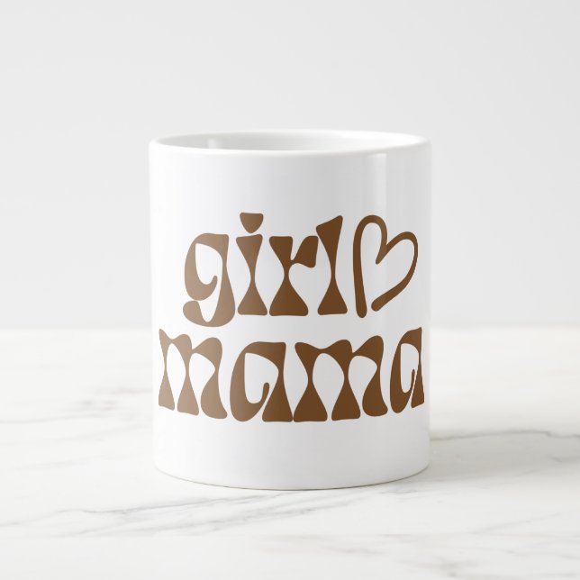 Tjej Mamma Mugg Jumbo Mugg (Framsidan)