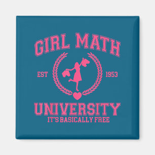 Tjej Math Universitet Det är i princip Roligt Cita Magnet
