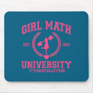 Tjej Math Universitet Det är i princip Roligt Cita Musmatta