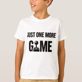 Tjej/pojke Gamer T-Shirt – “Bara En Omgång Till” 