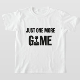 Tjej/pojke Gamer T-Shirt – “Bara En Omgång Till”