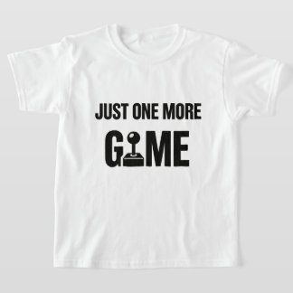 Tjej/pojke Gamer T-Shirt – “Bara En Omgång Till”