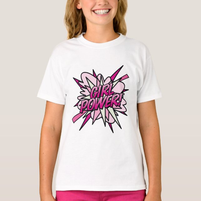 TJEJ POWER Serietidning Popkonst T Shirt (Framsida)