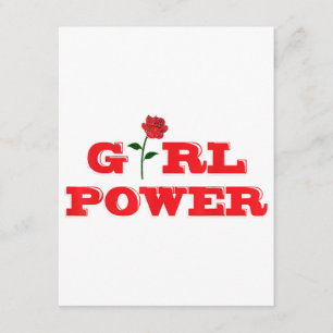 Tjej Power T-Shirt - Fantastiska Kvinnor Kvinnlig Tilläggskort