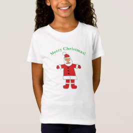 Tjej Santa Snälla Lista T-Shirt