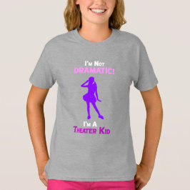 Tjej teater barn t-shirt
