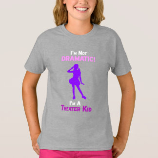 Tjej teater barn t-shirt
