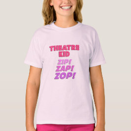 Tjej Teater Barn Zip-Zap-Zop T-Shirt