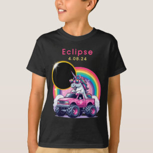 Tjej Total Solförmörkelse Monster Truck T Shirt