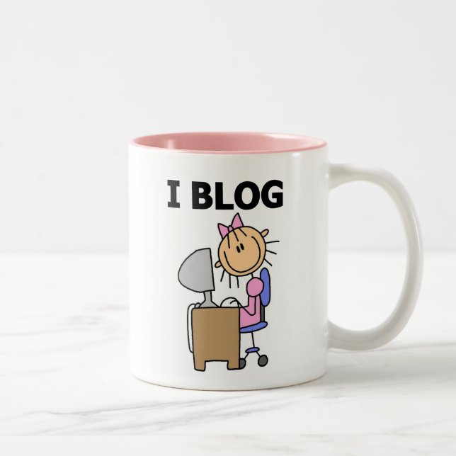 Tjejbloggare Två-Tonad Mugg (Höger)