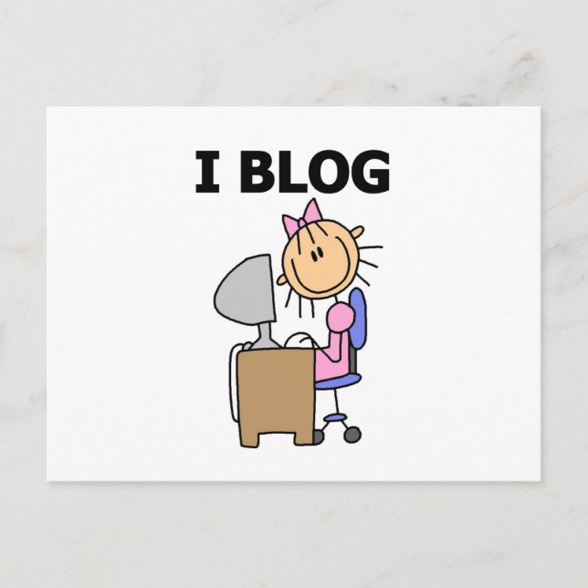 Tjejbloggare Vykort (Framsida)