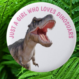 TJEJEN älskar dinosaurier Knapp