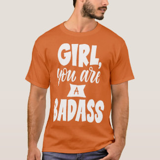 Tjejen du är en idiot t shirt