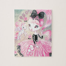 Tjejen i pudel 1950 pussel