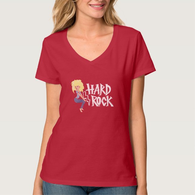Tjejen i Sten T-Shirt. T Shirt (Framsida)