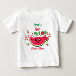 Tjejens 1-årsdag Vattenmelon En i en melonen T Shirt