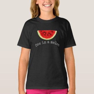 Tjejens "en i en melon" sommarvattenmelon skjorta t shirt