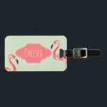 Tjejens tropiska Rosa Flamingo Jungle Namn Kids Bagagebricka<br><div class="desc">Den här fantastiska barnens tropiska bagagemärke har en fantastisk rosa vattenfärgsflamingo och djungel löv med utrymme att lägga till din flickas namn,  ett e-postnummer och ett mobilare adress! perfektens tropiska tillbehör till alla resande baby,  småbarn,  barn eller tonåringar i sommar!</div>