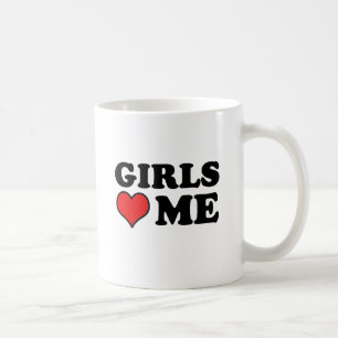 Tjejer älskar mig kaffemugg
