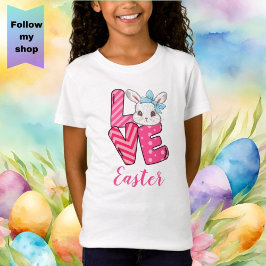 Tjejer älskar påsk t shirt