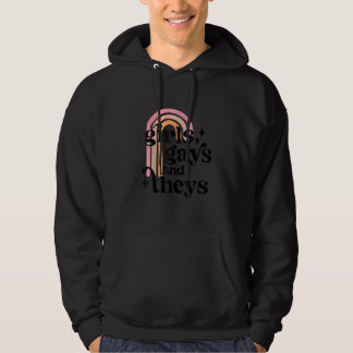 Tjejer Gay och Theys  Lesbisk stolthet  HBTQ stolt Hoodie