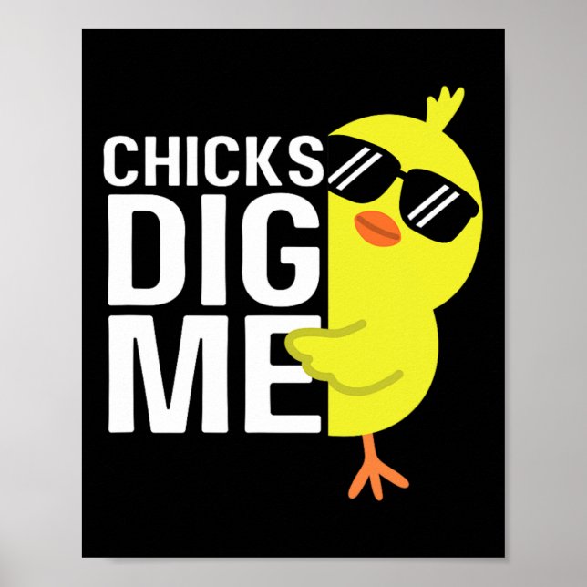 Tjejer Gillar Mig Killar Män Glad Påsk Roligt Cita Poster (Framsidan)