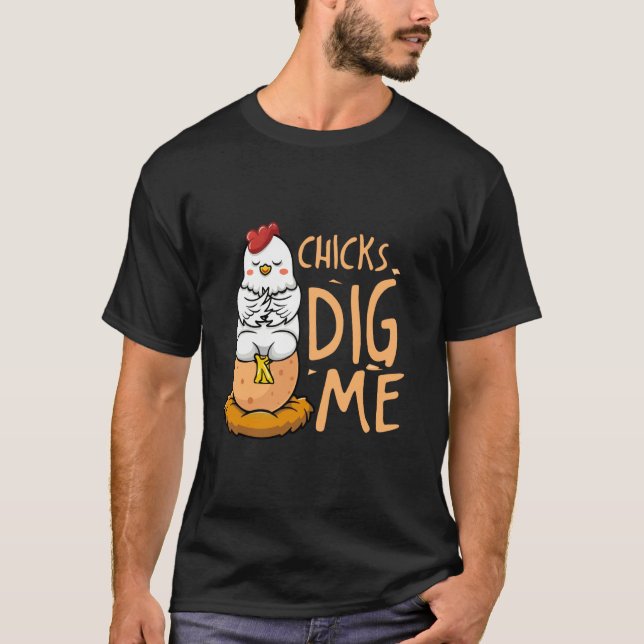 Tjejer gillar mig t shirt (Framsida)