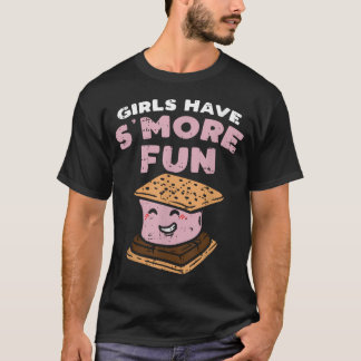 Tjejer Har Mer Kul Rolig Camping Camp Campare T Shirt