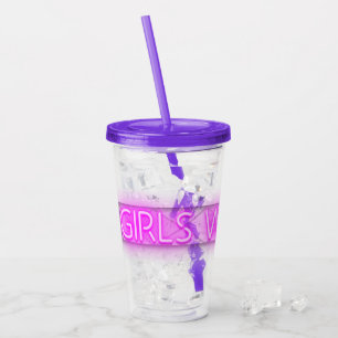 TJEJER HELG Neon LED-skylt Take Away Mugg