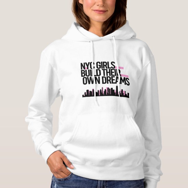 Tjejer i NYC Bygger Drömmar T Shirt (Framsida)