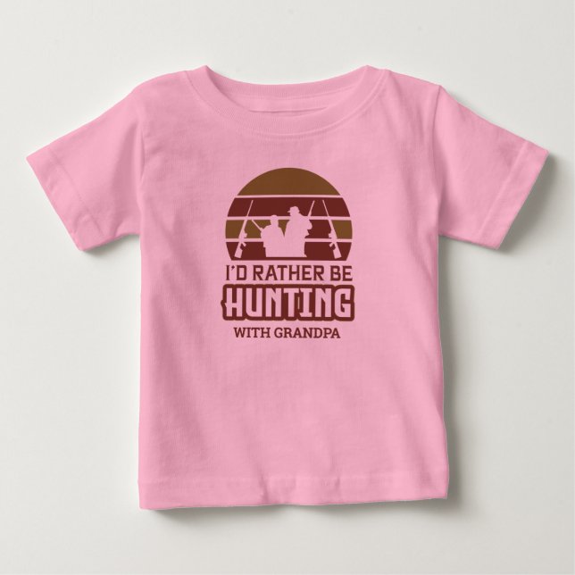 Tjejer jag hellre jagat med farfar   t shirt (Framsida)
