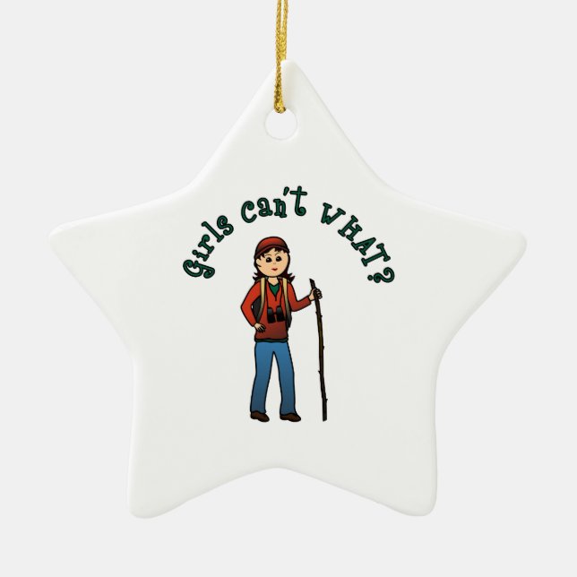 Tjejer Julgransprydnad Keramik (Framsidan)