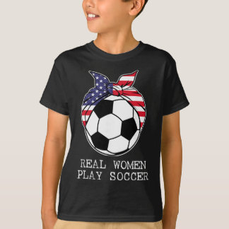 Tjejer Ll Ndana Flagga Spelare Tränare Riktiga Kvi T Shirt