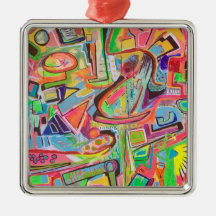 Tjejer nattetid ut Ornament